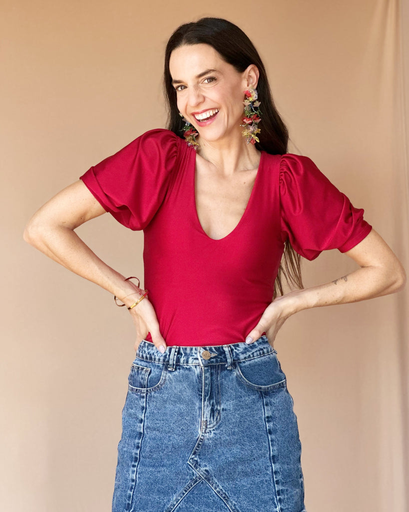 Polera Pia Manga Corta