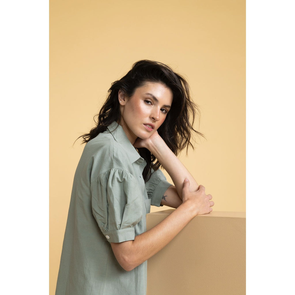 Camisa de Dormir Colíco Verde