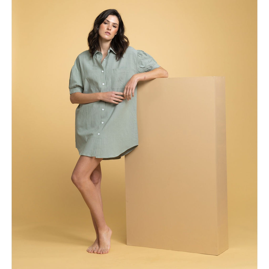 Camisa de Dormir Colíco Verde