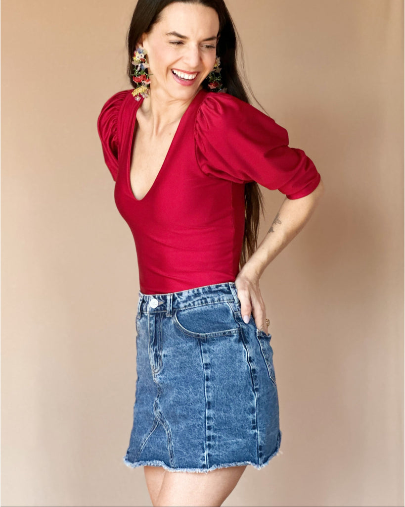 Polera Pia Manga Corta