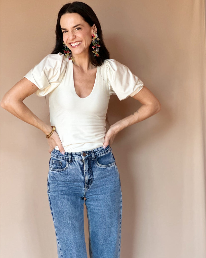 Polera Pia Manga Corta