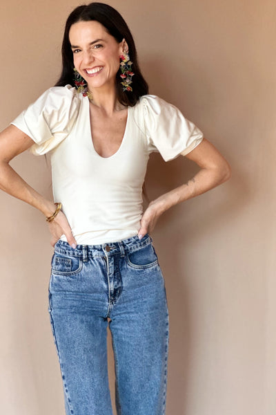 Polera Pia Manga Corta