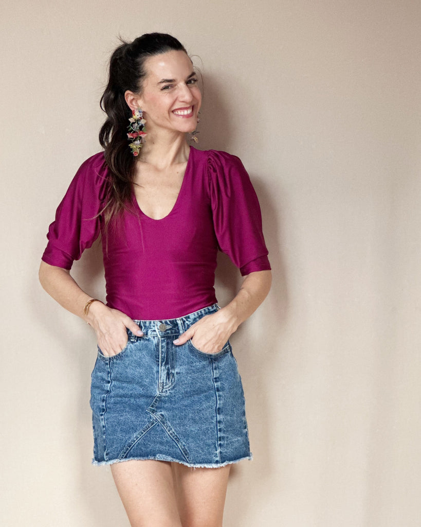 Polera Pia Manga Corta