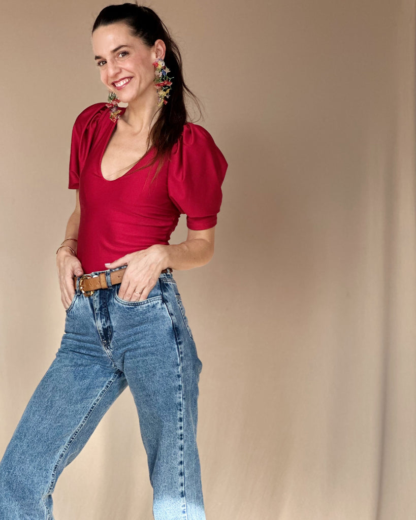 Polera Pia Manga Corta