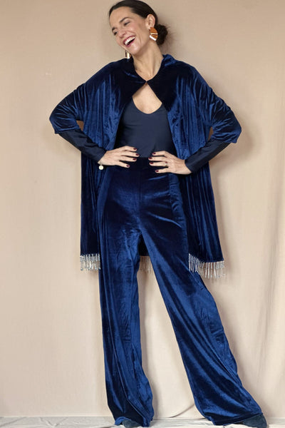 Abrigo Velvet Azul