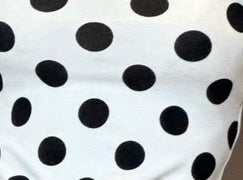 Polera Pía Manga Corta Lunares