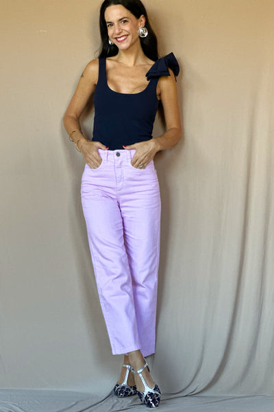 Jeans Recto Cala Rosado