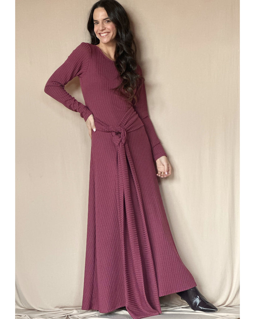 Vestido Rosa Liso
