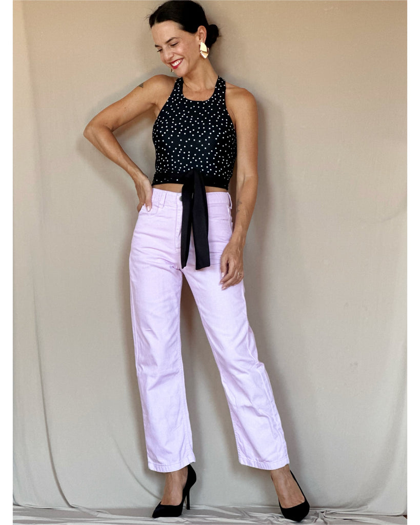 Top Halter Olivo