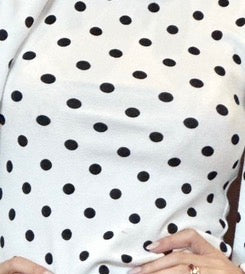 Polera Pía Manga Corta Lunares