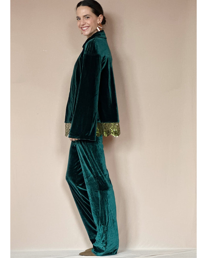Chaqueta Velvet Verde