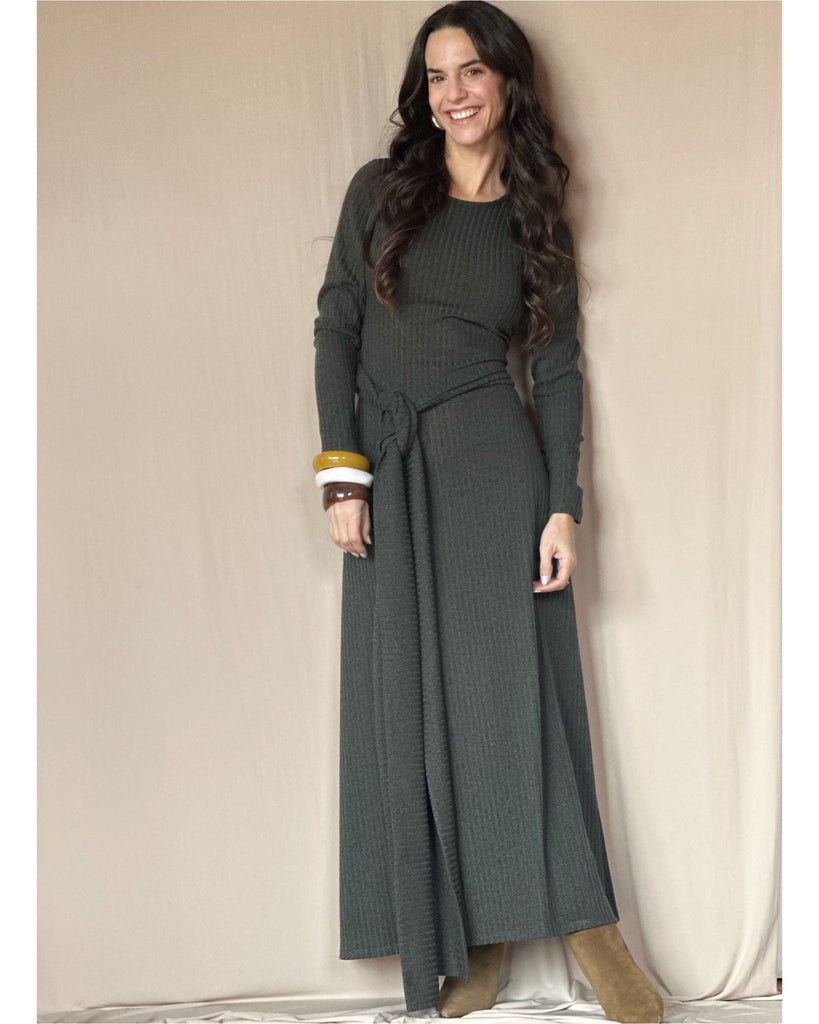 Vestido Rosa Liso