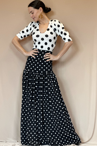 Pollera Nina Lunares