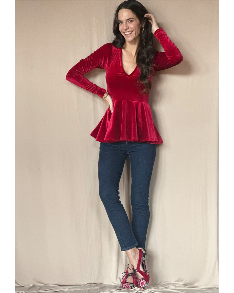 Polera Leonor Velvet