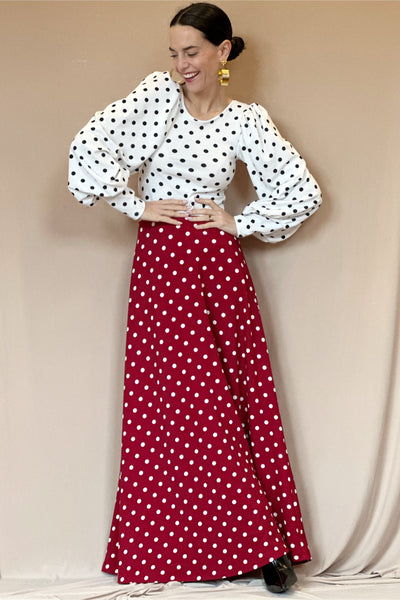 Pollera Valentina Lunares