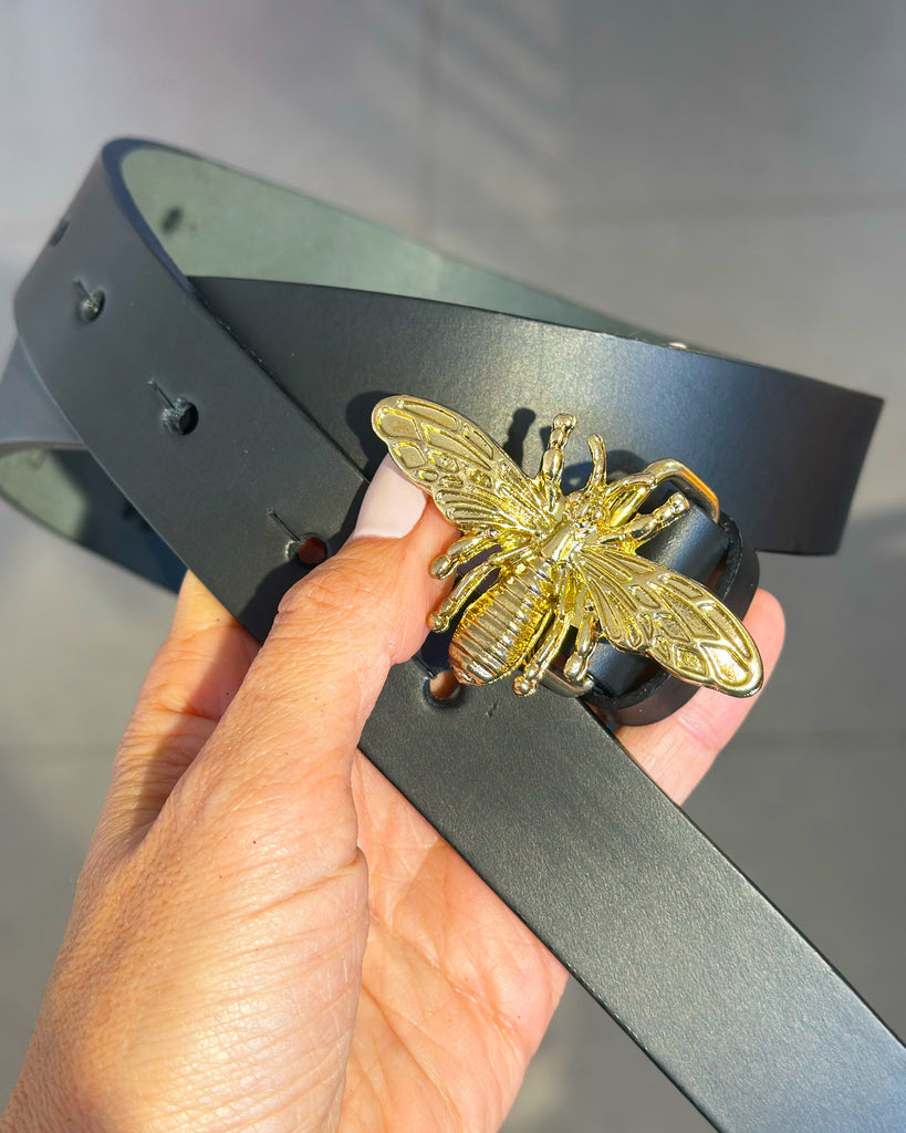 Cinturón Abeja Reina Negro