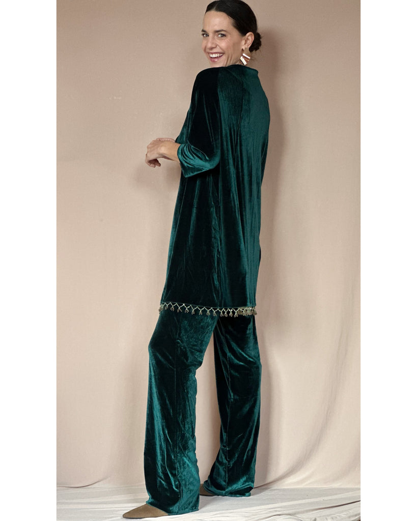 Abrigo Velvet Verde