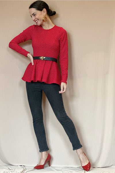 Polera Amelia Lunares