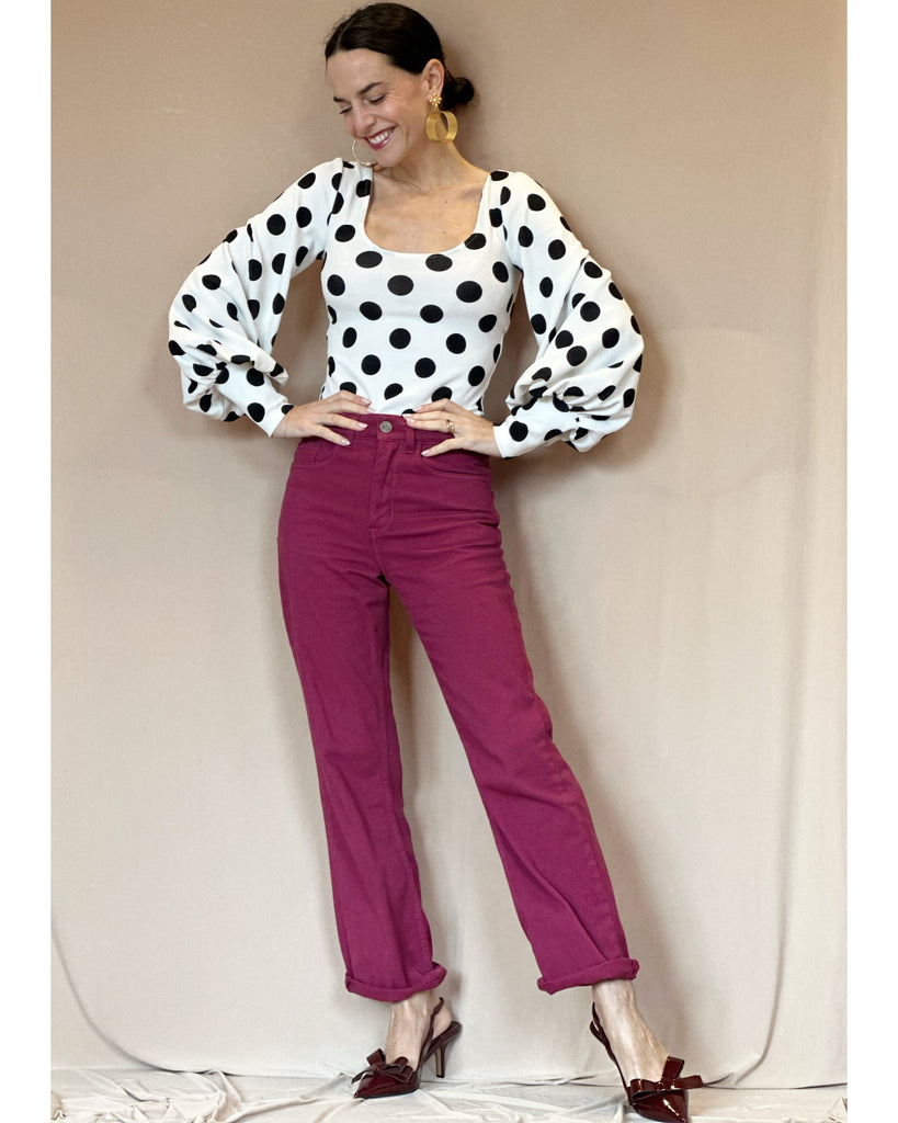 Polera Antonieta Lunares
