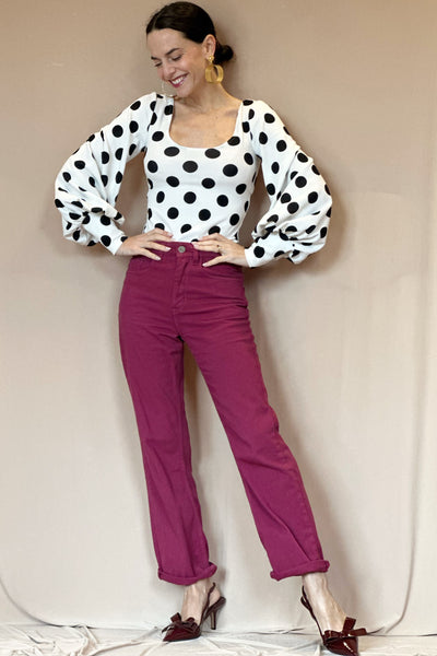 Polera Antonieta Lunares