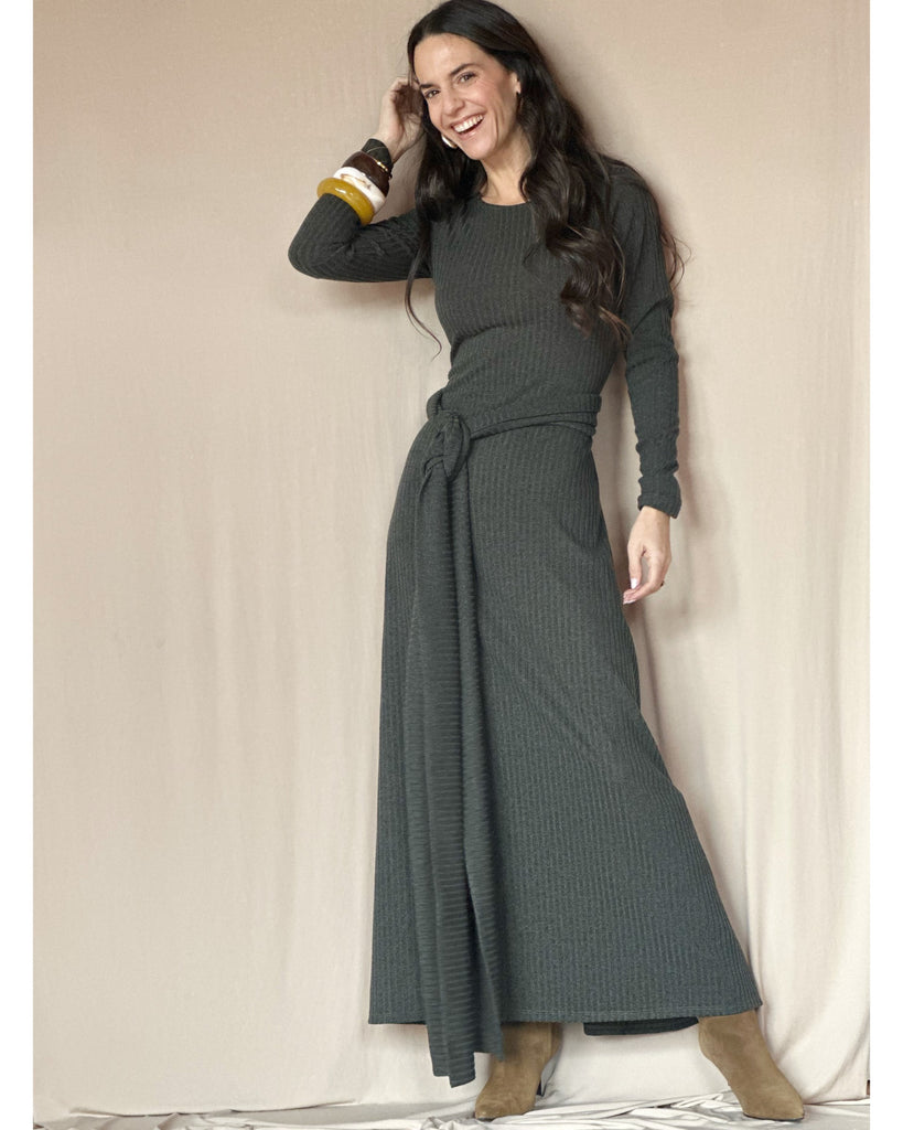 Vestido Rosa Liso